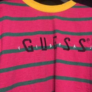 Guess Shirts - nwot guess x j.vibras striped ringer s/s Guess Shirts - nwot guess x j.vibras striped ringer s/s